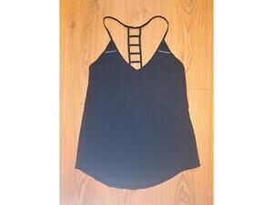 Lululemon Black Strappy Back Tank Top Womens